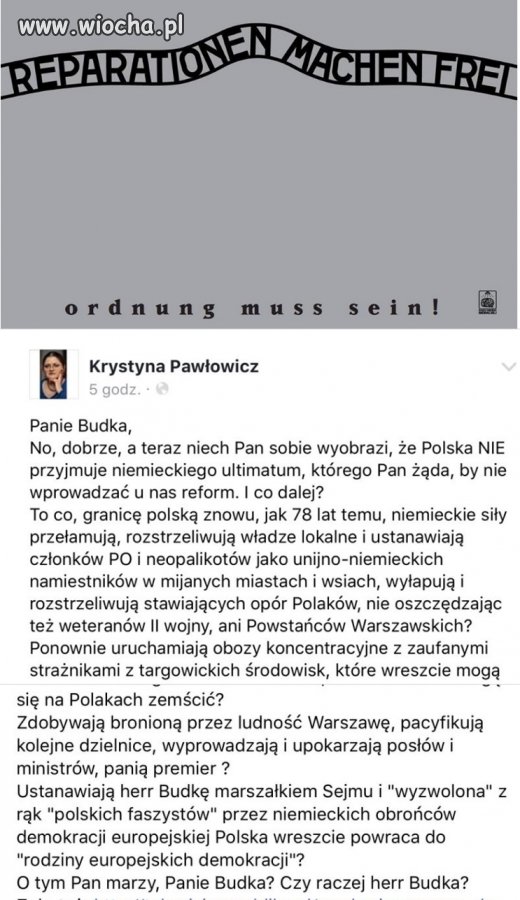 Czy teraz PiS zacznie nawoływać Krystynę Pawłowicz