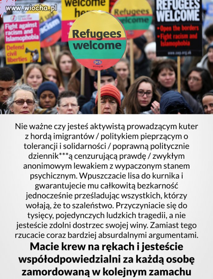 Welcome refugees