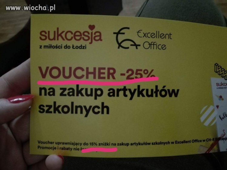 Znajdź różnice. Sukcesja Łódź i vouchery