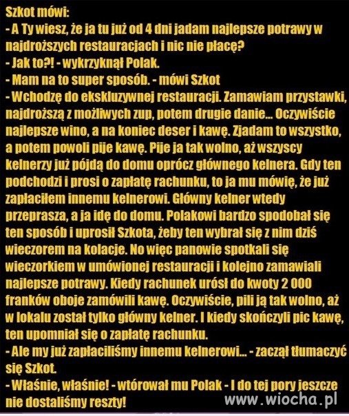 Przechytrzył Szkota