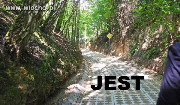 Wąwóz w Bochotnicy po modernizacji a la pis
