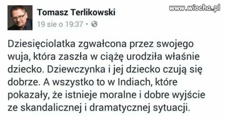 Terlik na niedziele. 