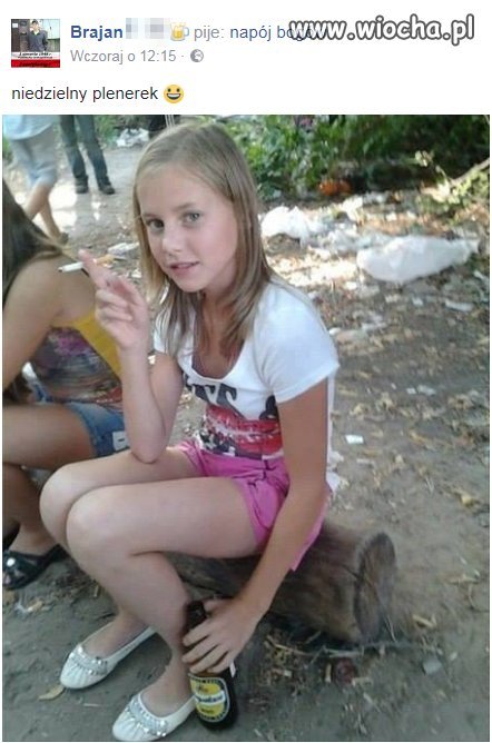 Żenada co ten kretyn pokazuje na swoim fb