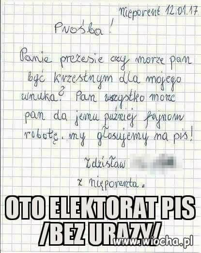 Wielu takich Zdziśków za PIS-em