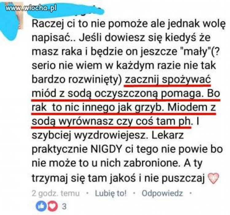 Fejsbuczkowe porady medyczne. 