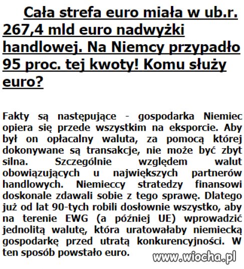 Jak powstało euro ...