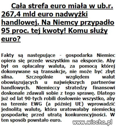 Jak powstało euro ...