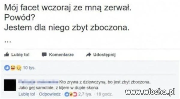 Powód rozstania
