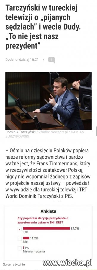 Poseł Dominik chce kar za fake newsy