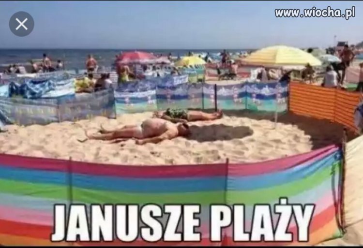 Prywatna plaża