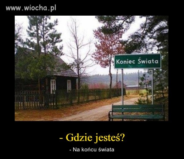 Gdy myślisz że mieszkasz w centum Europy