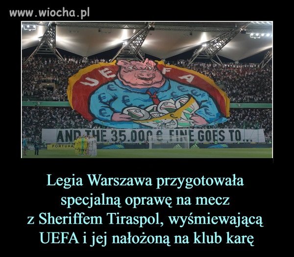 UEFA wyśmiana