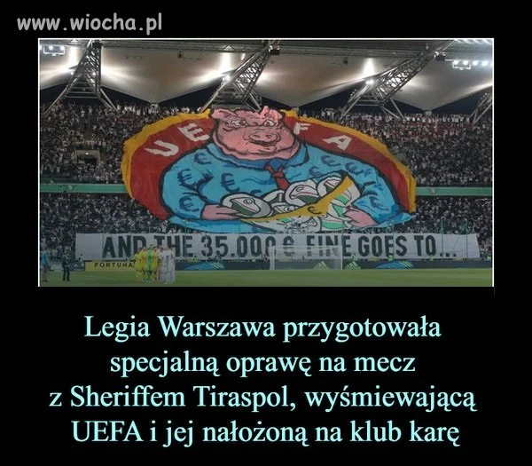 UEFA wyśmiana