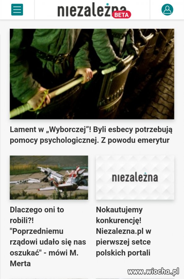 Główna strona pewnego portalu 