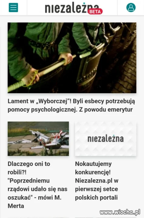 Główna strona pewnego portalu 