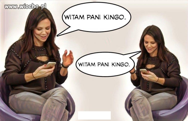 Kinga Rusin chwali Kingę Rusin