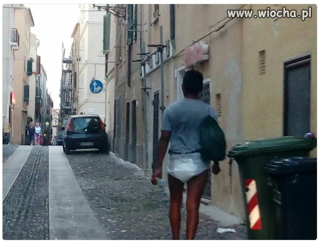 Włochy, spokojne miasto 