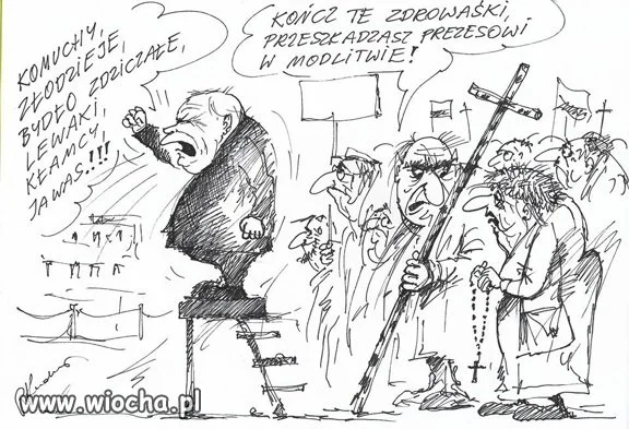 Prezes "się modli"