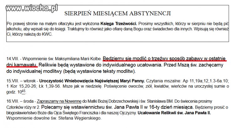 Tymczasem w pewnej parafii 