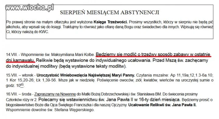 Tymczasem w pewnej parafii 