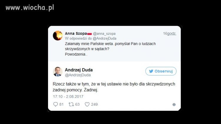 Co myśli Prezydent z PIS 