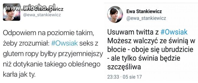 Ewa Stankiewicz to baba morowa...