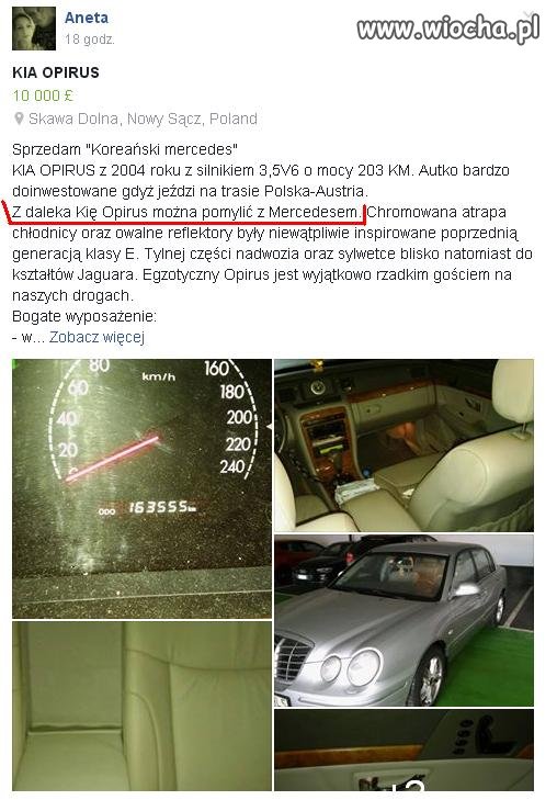 Kup sobie Kia... poczujesz się jak w Mercedesie