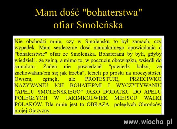 Z tym trudno się spierać.