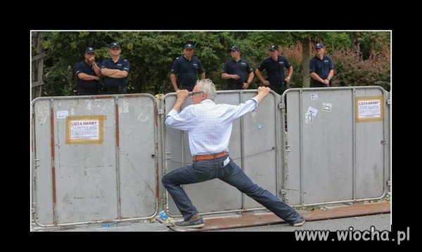 Poranne ćwiczenia przy barierce.