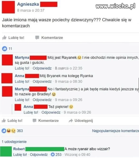 A możę Ryanari albo Wizzari?
