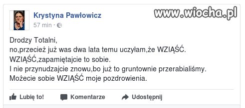 Trolling pani "profesor"?