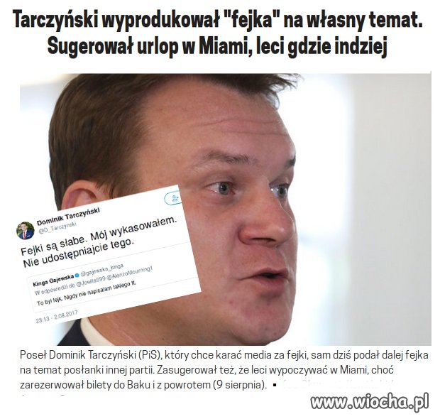 Człowiek - fake