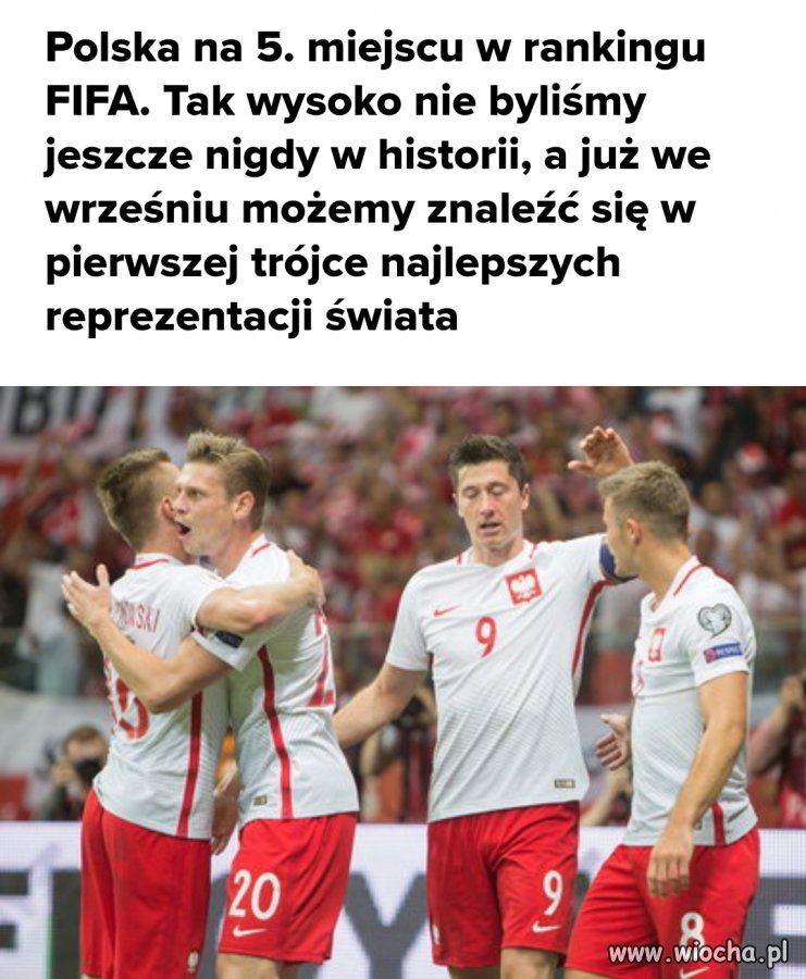 Z całym szacunkiem dla naszej reprezentacji 