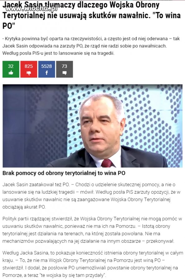 Czyli wynika z tego,że jak by się gdzieś coś stało