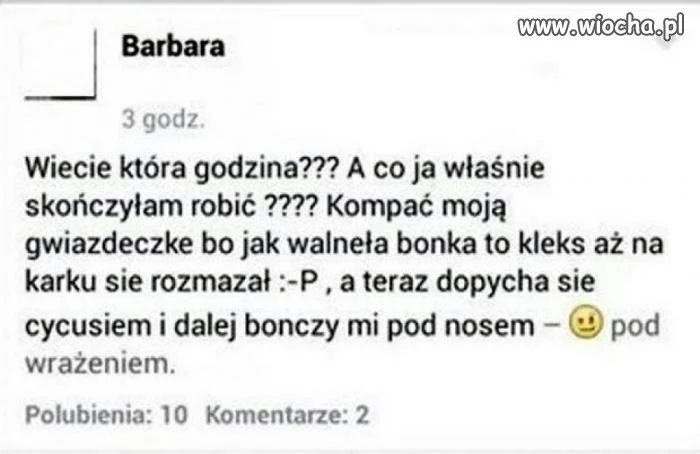 Typowa młoda mama na facebooku