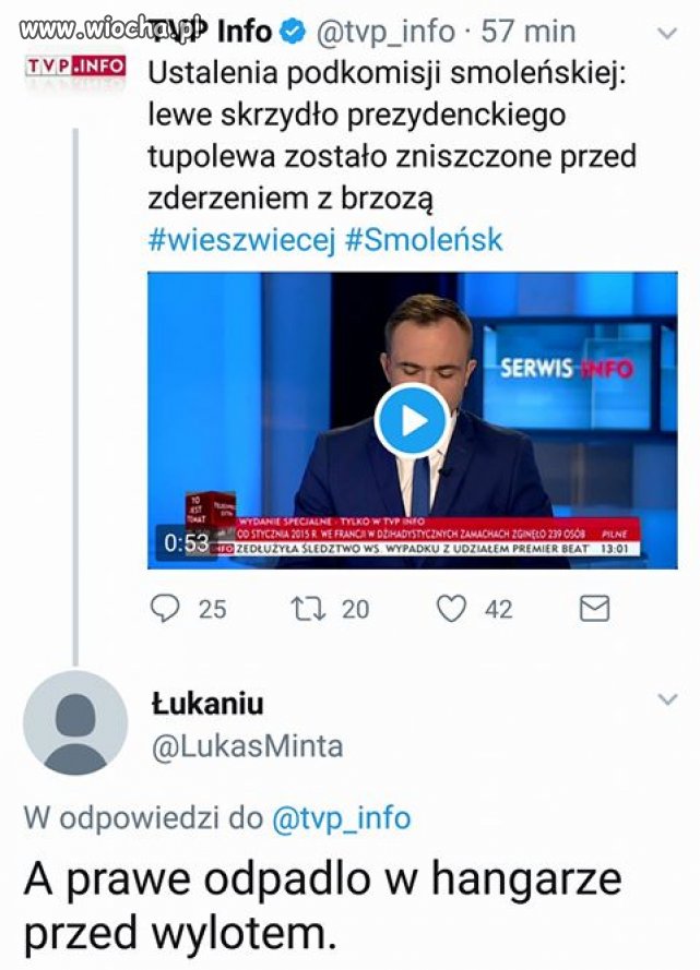Gdy z wielkiej tragedii robi się kabaret. 