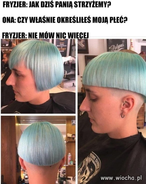 U fryzjera...