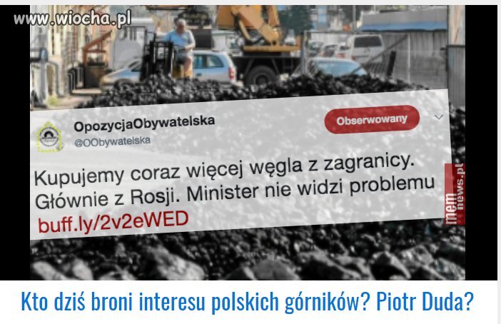 Jak tam z węglem idzie hahaha