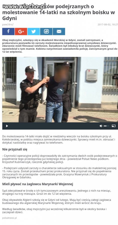Taka mentalność ludu Afryki. Dwóch Algierczyków w Gdyni