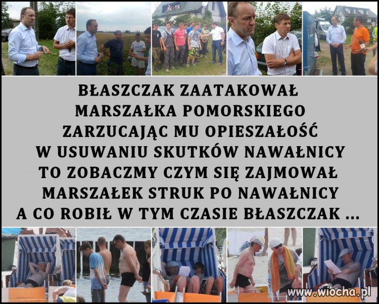 Plaszczak wczoraj grzmiał na wojewode