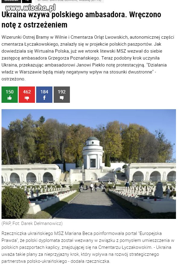 Litwinom i Ukraińcom się nie podoba