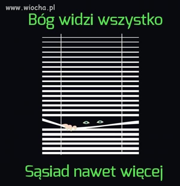 Bóg widzi wszystko