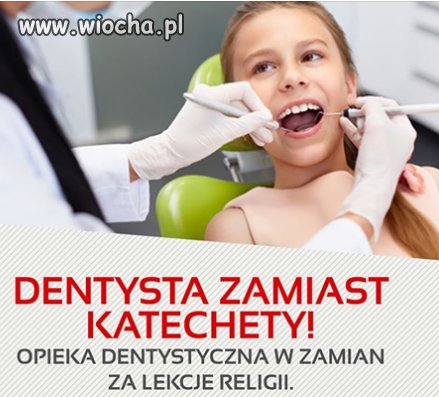 Dentysta w każdej szkole tak jak kiedyś było
