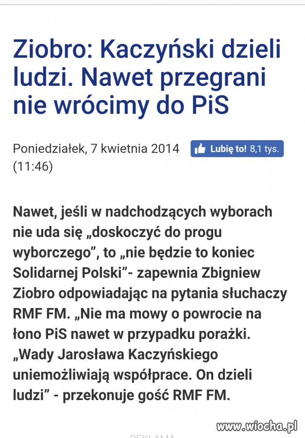 A propos ,,nowych" taśm od Sowy