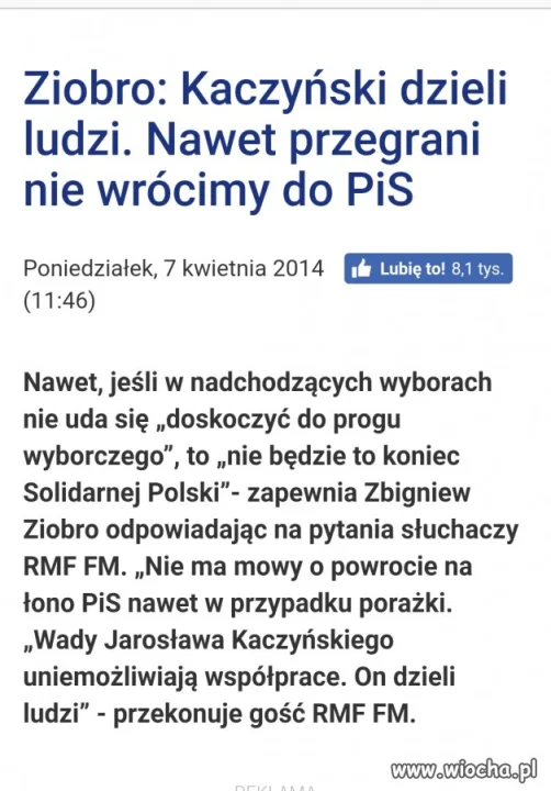 A propos ,,nowych" taśm od Sowy