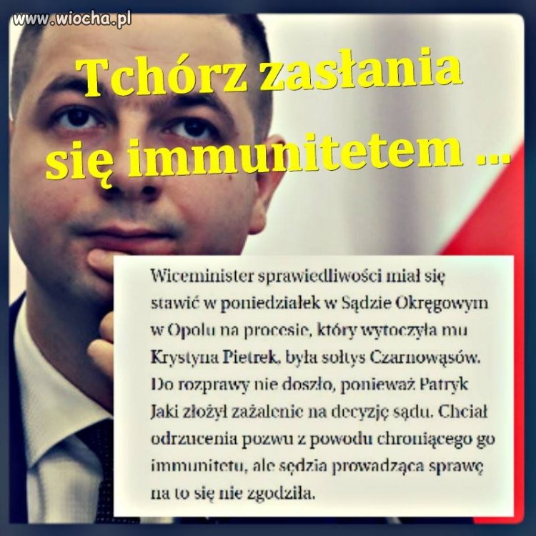 Ale że HGW się przed komisją nie stawia to pluje 