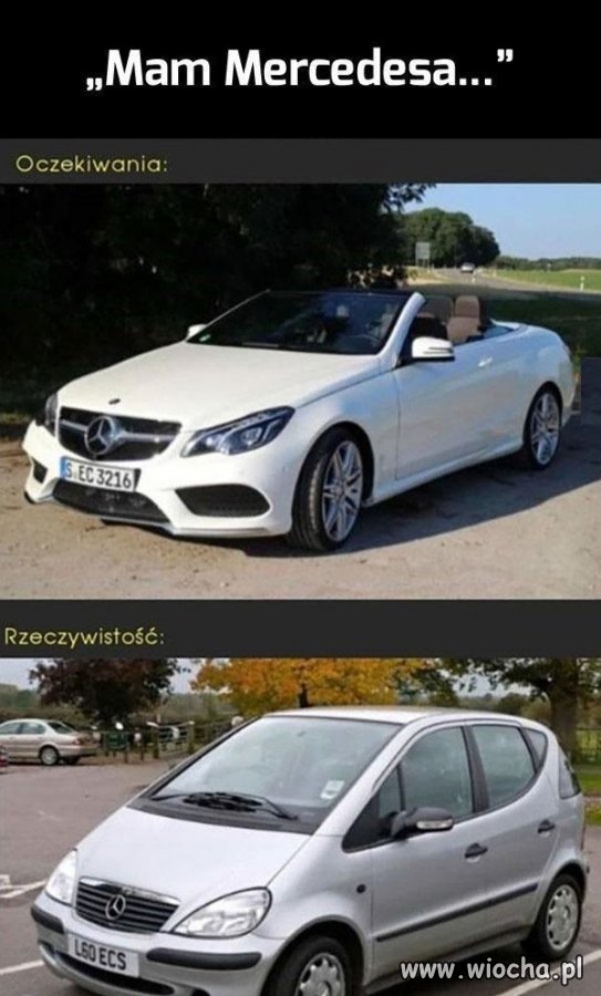 Typowy merc Polaka 
