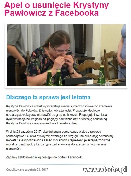 Jeśli jej nie pasuje ten jej lewacko-żydowski fejs