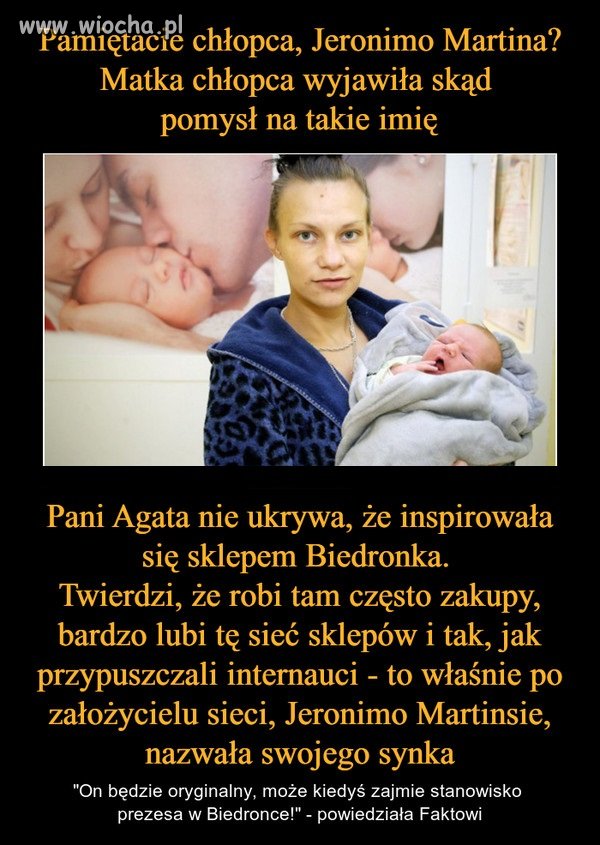 Pani Agato, niech się pani leczy na łeb.