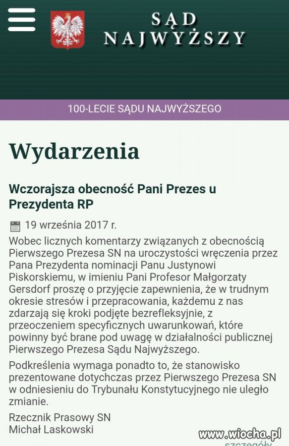 Bronią niezależności sędziów,